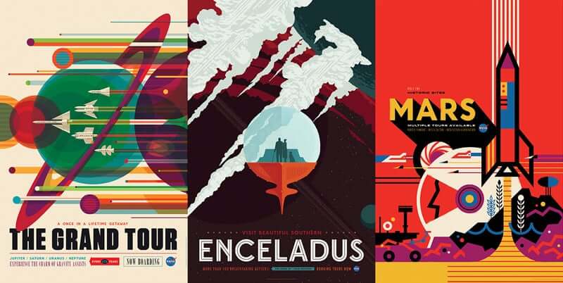 Space Tourism Posters